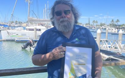 Media release: Mark Smith wins second prestigious award for marine electrical safety device